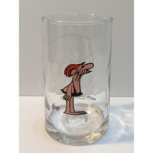 Vintage Arby's BC ice‎ age caveman collector's glass